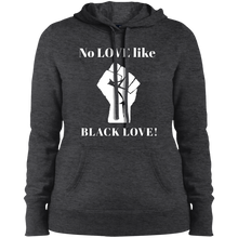 Load image into Gallery viewer, BLACK LOVE Ladies&#39; Pullover Hooded Sweatshirt