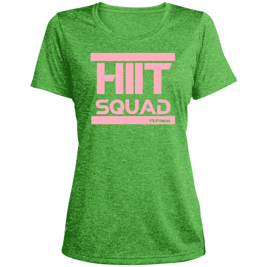 HIIT SQUAD Ladies' Heather Dri-Fit Moisture-Wicking T-Shirt