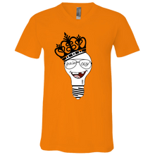 Load image into Gallery viewer, Genius Child (bucky grin) Unisex Jersey SS V-Neck T-Shirt