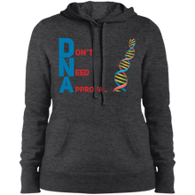 Load image into Gallery viewer, DNA - Don&#39;t Need Approval Ladies&#39; Pullover Hooded Sweatshirt