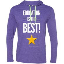 Load image into Gallery viewer, Education Is The Best  LS T-Shirt Hoodie