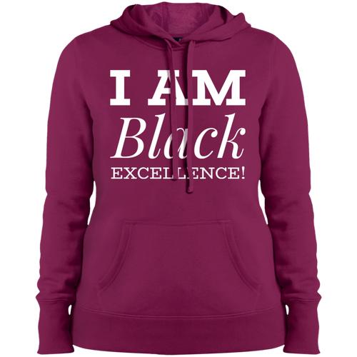 I AM BLACK EXCELLENCE Ladies' Pullover Hooded Sweatshirt