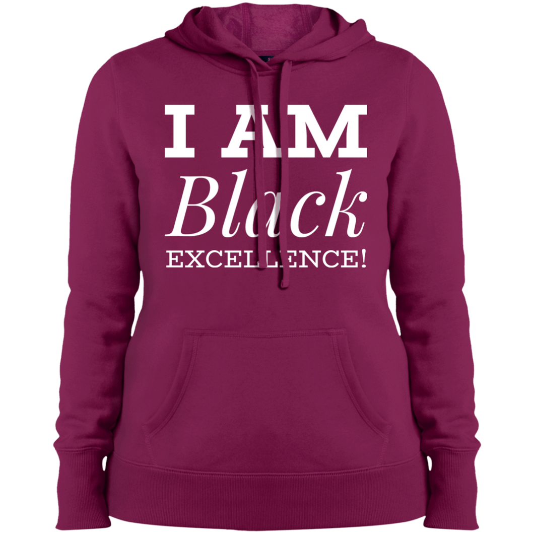 I AM BLACK EXCELLENCE Ladies' Pullover Hooded Sweatshirt