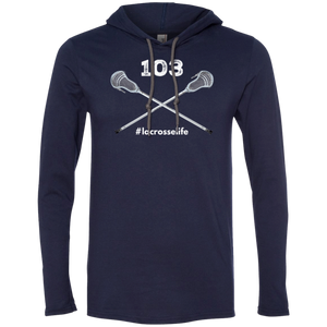 103 Lacrosse LS T-Shirt Hoodie