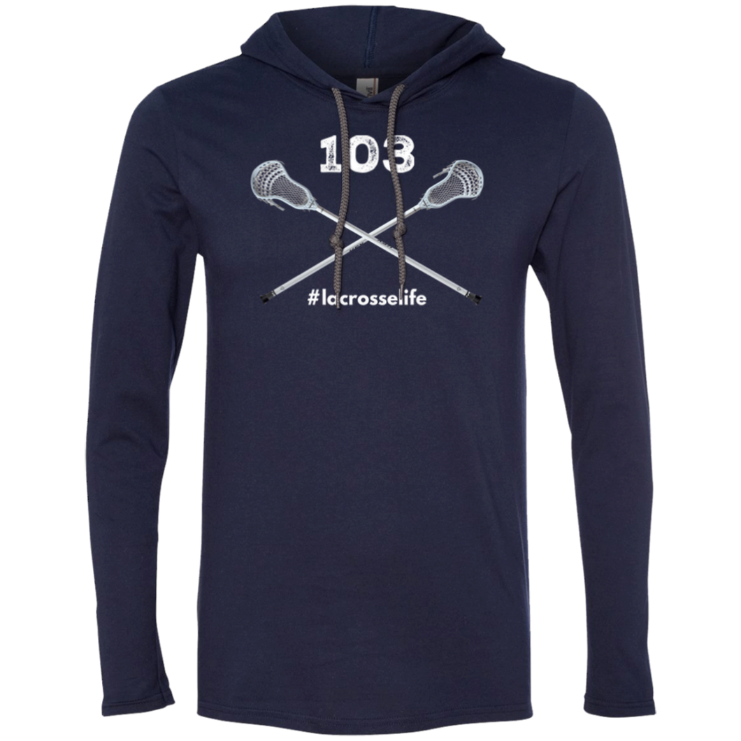 103 Lacrosse LS T-Shirt Hoodie