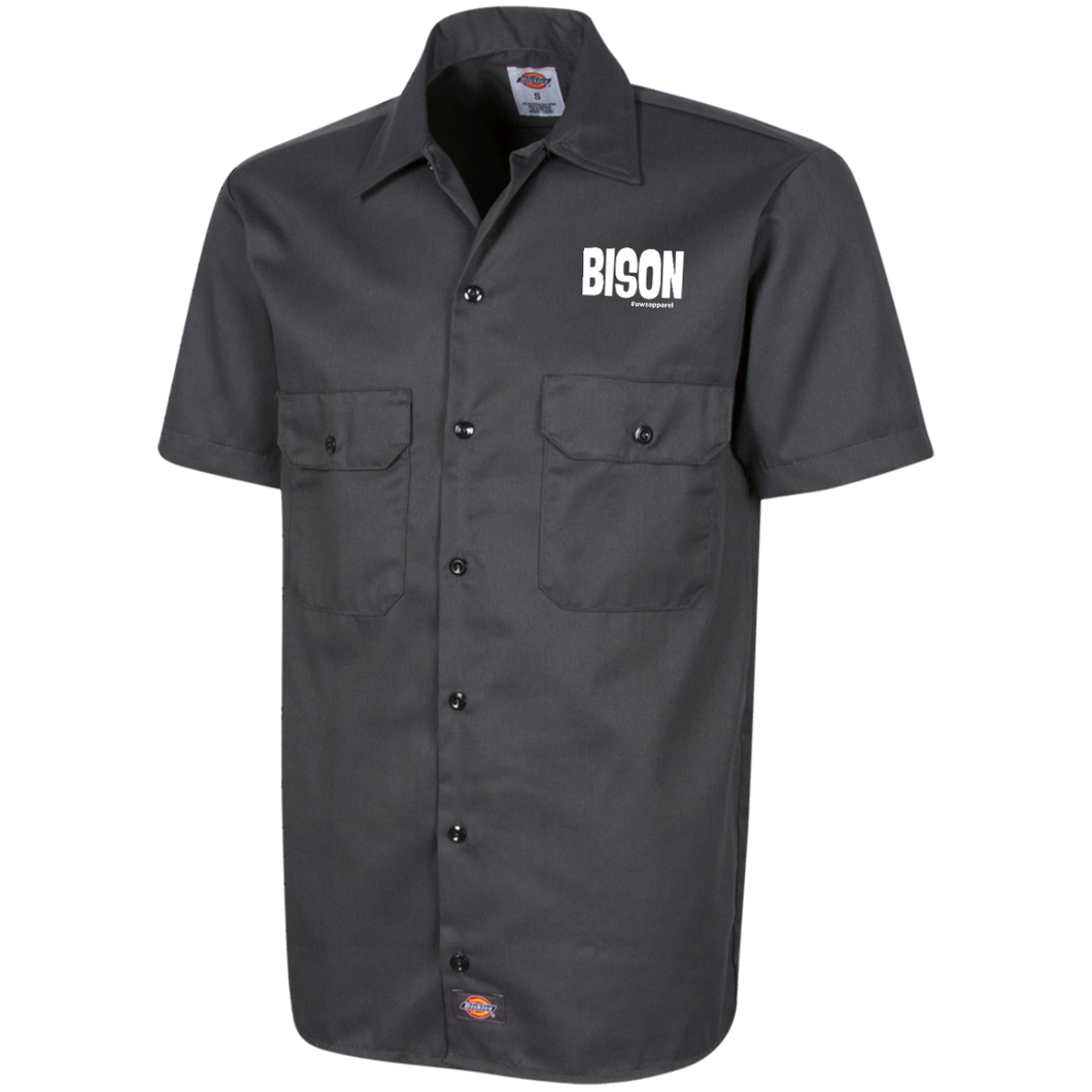 BISON Men's Short Sleeve Workshirt