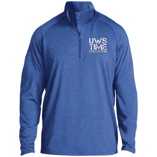 UWS TIME COLLECTION (white print) 1/2 Zip Raglan Performance Pullover