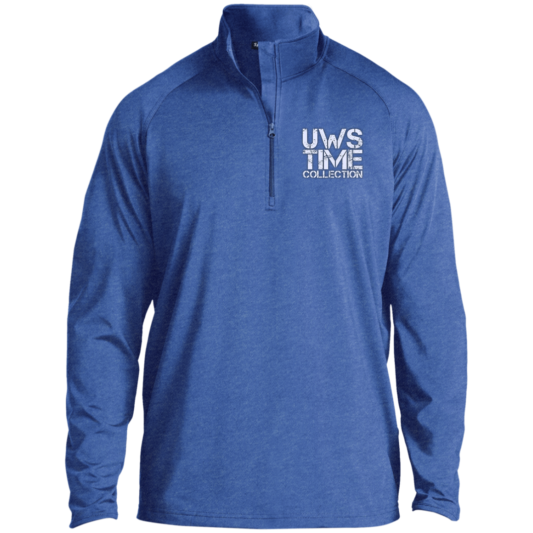 UWS TIME COLLECTION (white print) 1/2 Zip Raglan Performance Pullover