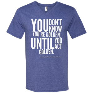 “You Don’t Know...” Men's Printed V-Neck T-Shirt