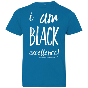 I AM BLACK EXCELLENCE Youth Jersey T-Shirt