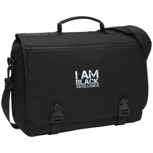 Load image into Gallery viewer, I AM BLACK EXCELLENCE Messenger Briefcase