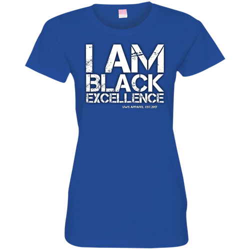 I AM BLACK EXCELLENCE Ladies' Fine Jersey T-Shirt