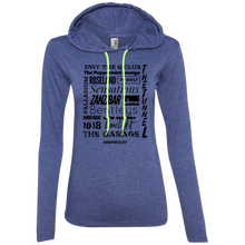 Load image into Gallery viewer, NYC 90s CLUB LIFE Ladies&#39; LS T-Shirt Hoodie