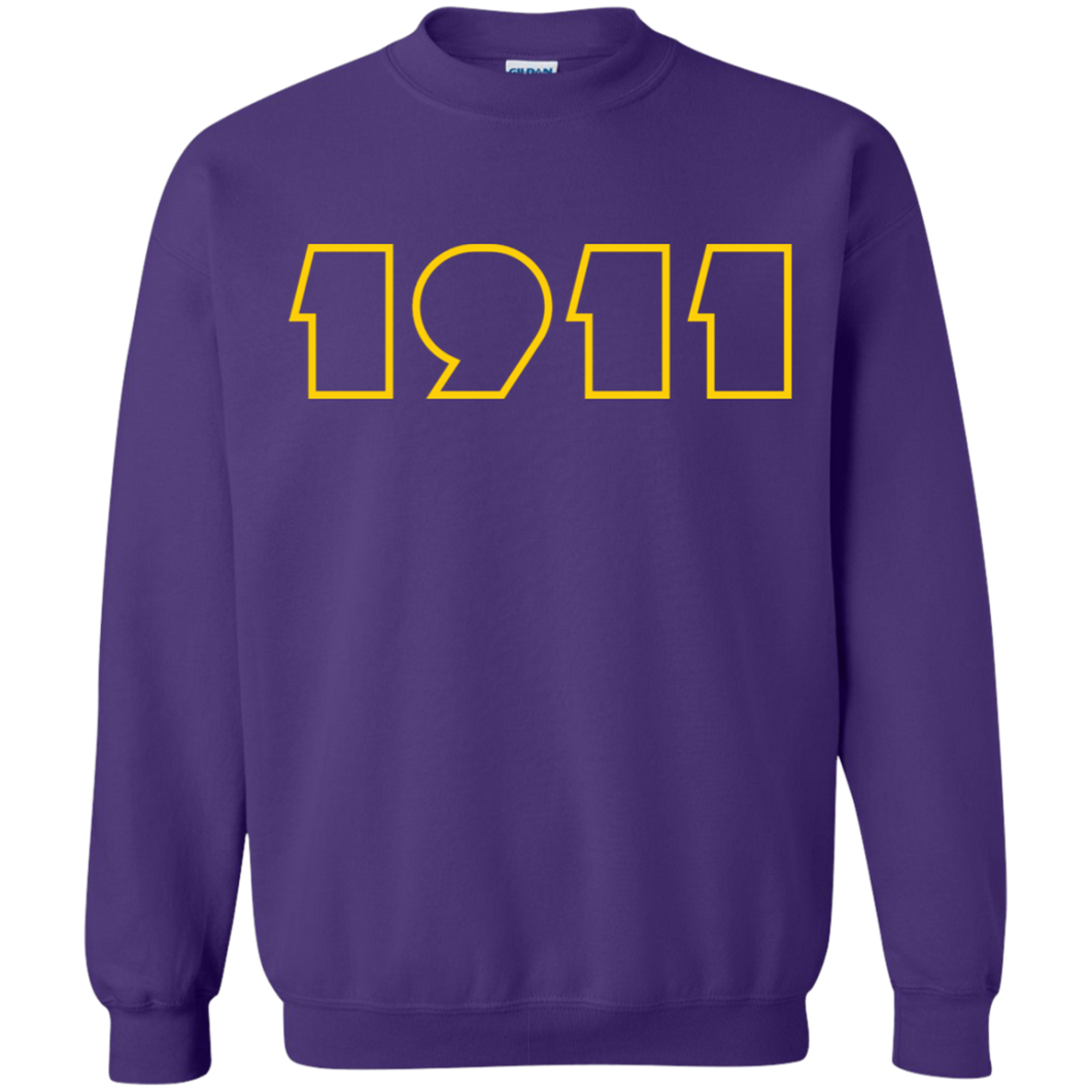 1911 Crewneck Pullover Sweatshirt  8 oz.