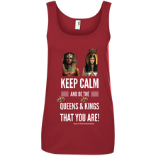 Load image into Gallery viewer, Keep Calm... Ladies&#39; 100% Ringspun Cotton Tank Top