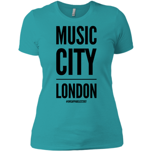 MUSIC CITY LONDON Ladies' Boyfriend T-Shirt