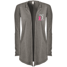 Load image into Gallery viewer, “Fight 2 Live” Women&#39;s Hooded Cardigan