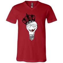 Load image into Gallery viewer, Genius Child (bucky grin) Unisex Jersey SS V-Neck T-Shirt