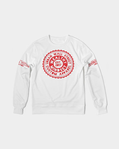 Wealthy Mindset  Men's Classic French Terry Crewneck Pullover