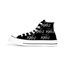 Load image into Gallery viewer, 1962 Chucks Groove Classic High Top Canvas Sneakers