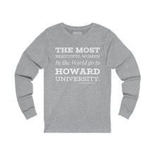 Load image into Gallery viewer, HOWARD WOMEN Unisex Jersey Long Sleeve Tee