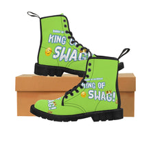 Load image into Gallery viewer, “King of Swag” Men&#39;s Canvas Boots by J. Gomez