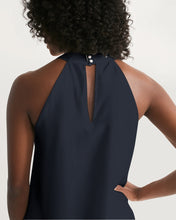 Load image into Gallery viewer, “Strength” Women&#39;s Halter Dress (Navy)