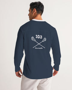 103 Lacrosse Men's Long Sleeve Sports Jersey