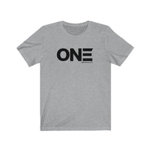 Load image into Gallery viewer, &quot;ONE&#39; Unisex Jersey Short Sleeve Tee