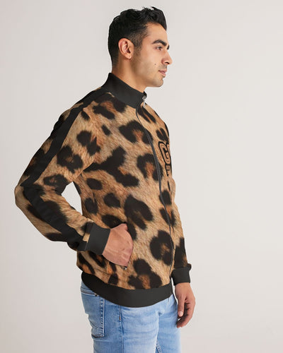 Genius Child  Men's Stripe-Sleeve Track Jacket