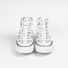 Load image into Gallery viewer, BLANCA (Question) High Top Canvas Shoes