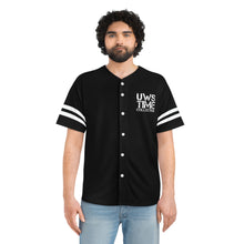 Load image into Gallery viewer, TIME COLLECTION Men&#39;s Baseball Jersey (Black/White)