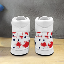 Load image into Gallery viewer, SLYN 2 (Red ink blots) White Basketball Sports Shoe