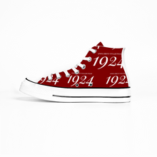Load image into Gallery viewer, 1924 Chucks Tigers Canvas High Top (Coahoma Community College)