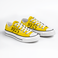 Load image into Gallery viewer, 1925 Chucks GOLD Low Top Canvas Shoe (Xavier U.)