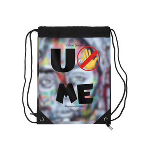 “U Can’t 👀 Me” Drawstring Bag