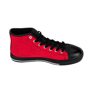 GC Men's High-top Sneakers (Red) (Suggested One size up)