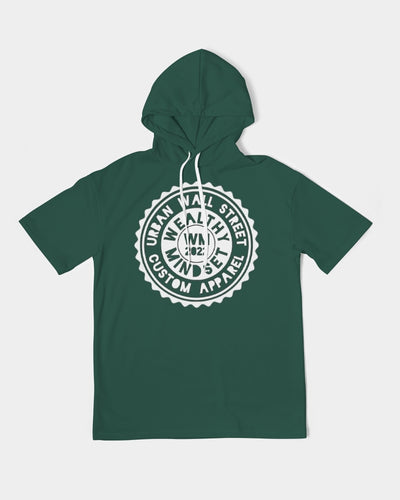 Wealthy Mindset Men's Premium Heavyweight Short Sleeve Hoodie