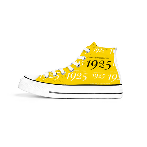 1925 Chucks GOLD Hi Top Canvas Shoe (Xavier U.)