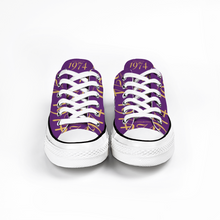 Load image into Gallery viewer, 1974 Chucks Eagle Low Top Canvas Shoe (Miles Law School)