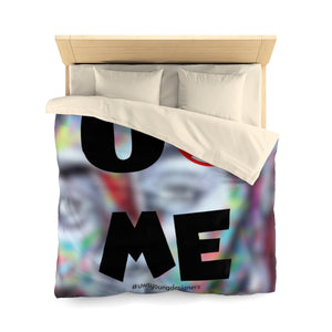 “U Can’t 👀 Me” Microfiber Duvet Cover