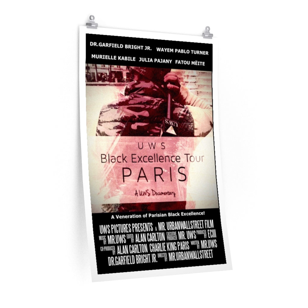 Black Excellence Tour Paris Poster