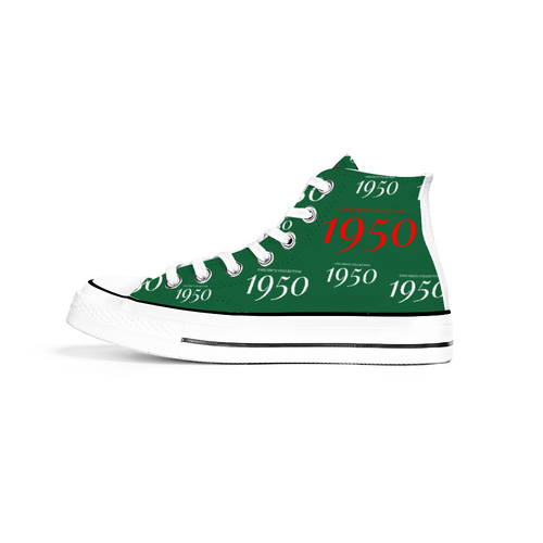 1950 Chucks Devils Hi Top Canvas Shoe (Mississippi Valley State)