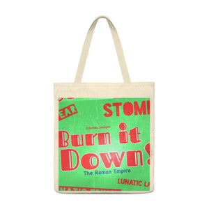 “Burn It Down” Shoulder Tote Bag - Roomy