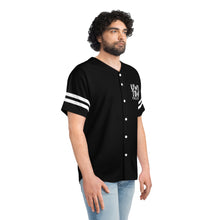 Load image into Gallery viewer, TIME COLLECTION Men&#39;s Baseball Jersey (Black/White)