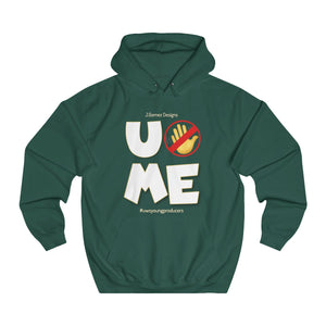 “U Can’t 👀 Me” Unisex College Hoodie