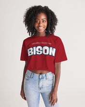 Load image into Gallery viewer, BISON Women&#39;s Lounge Cropped Tee