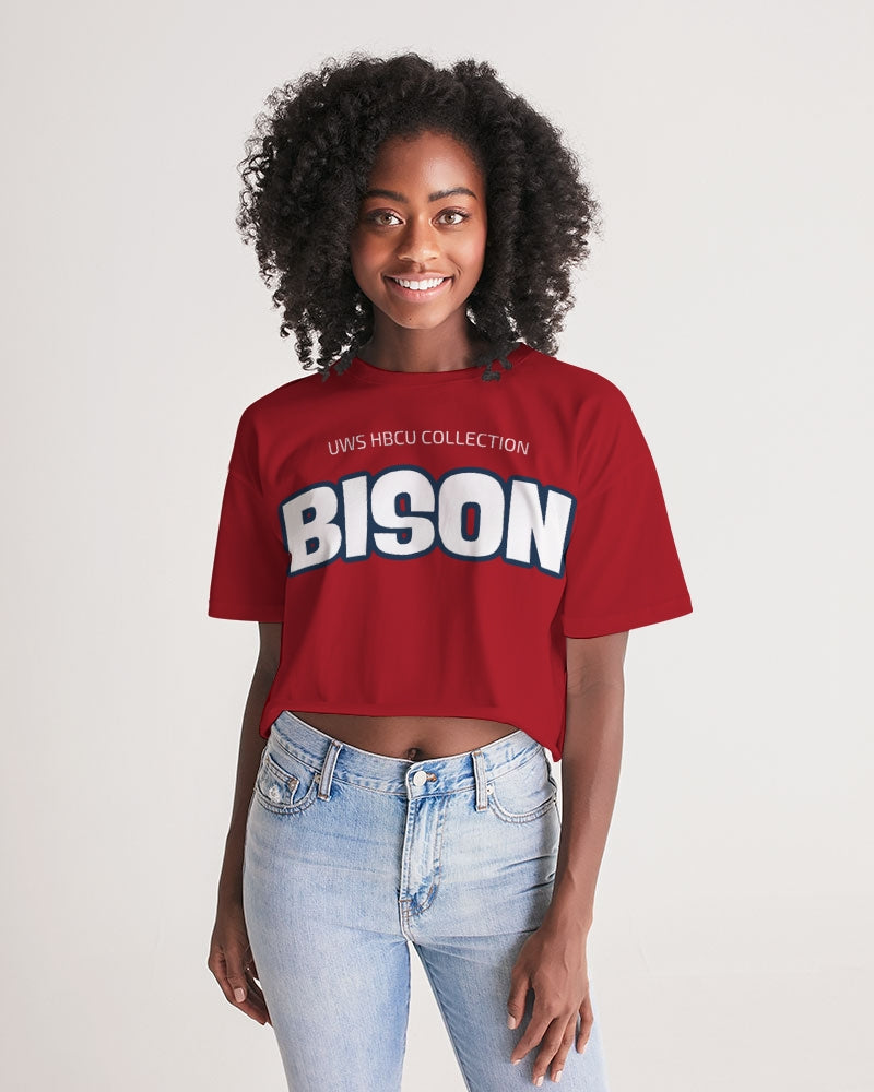 BISON Women's Lounge Cropped Tee