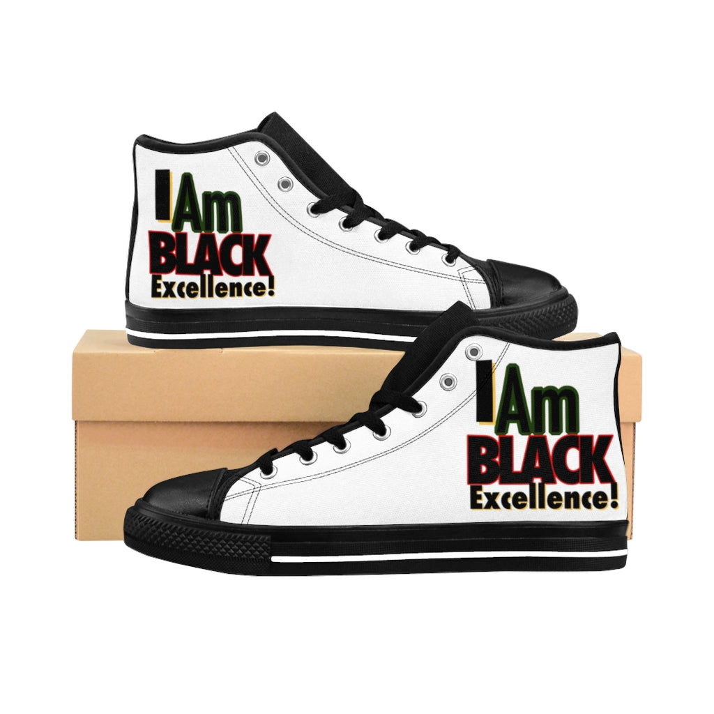 I AM BLACK EXCELLENCE Men's High-top Sneakers