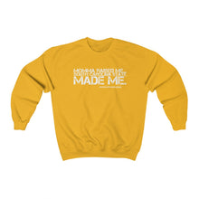 Load image into Gallery viewer, “Momma Raised SCS Made Me” Crewneck Sweatshirt (South Carolina State)